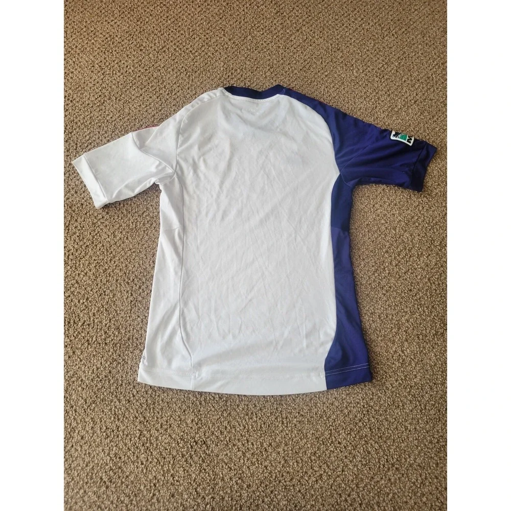 Adidas MLS  White Real Salt Lake LifeVantage Soccer Jersey Men's Size S 2013 VTG